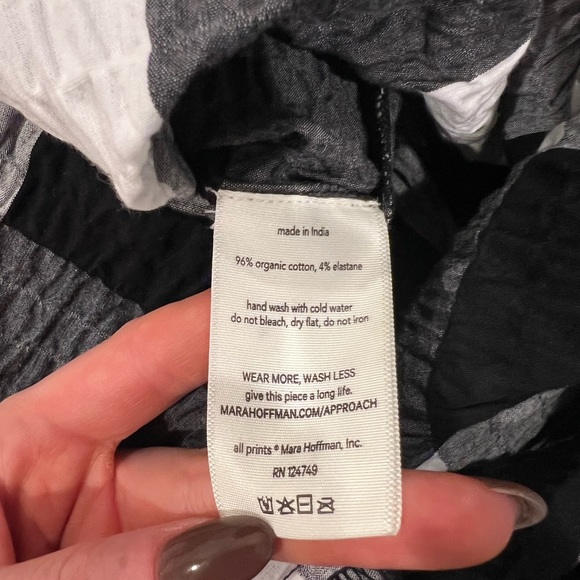 NWT MARA HOFFMAN GRACEN DRESS PLAID ALDER XS - Picture 7 of 9